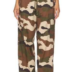 Good American Fatigue Green Camouflage Cargo Trousers. NWT.